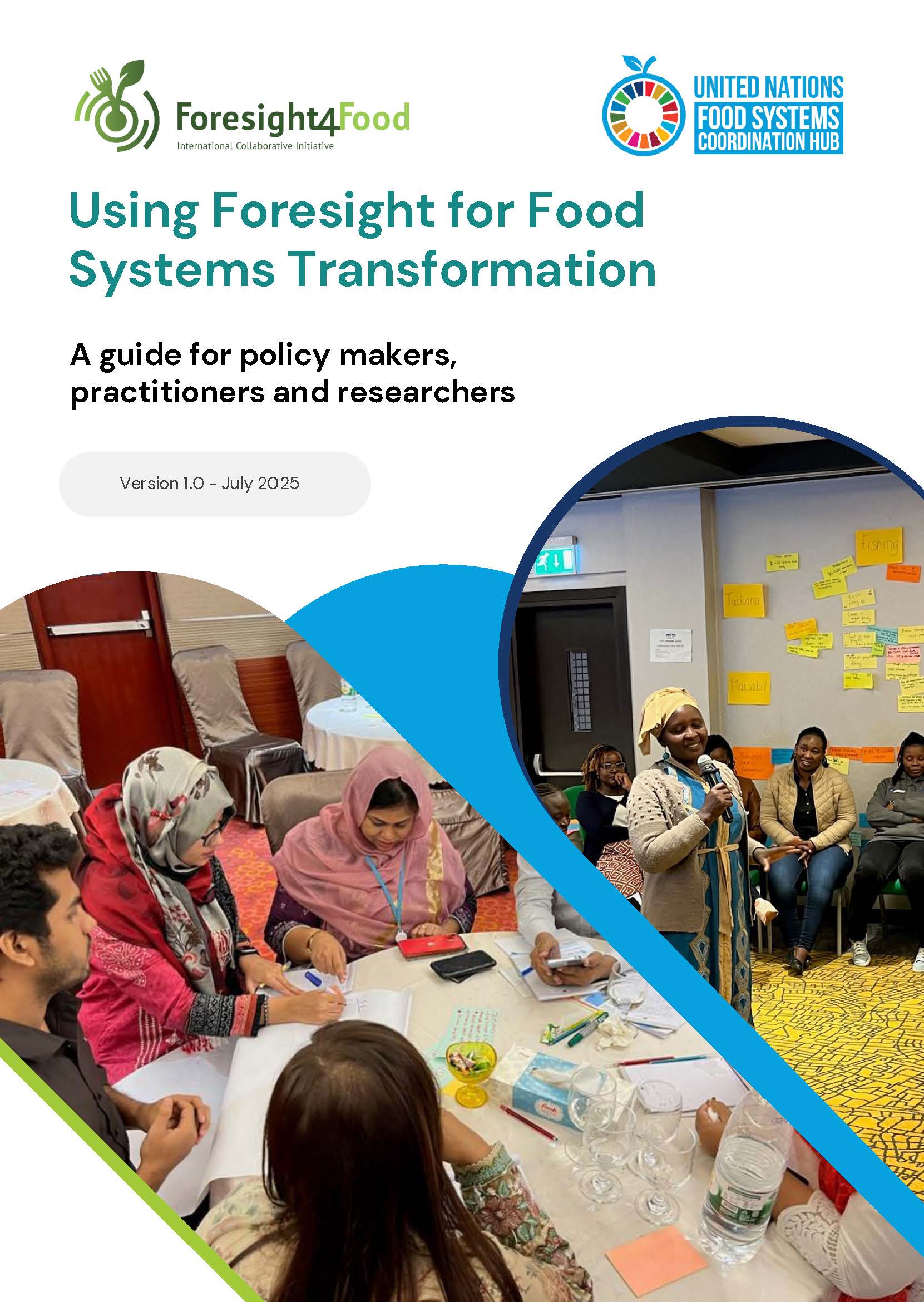 Cover of the report with the title and logos of partners