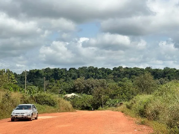 At the entrance to the World’s most productive forests – Study site Bobiri in Ghana during the wet season