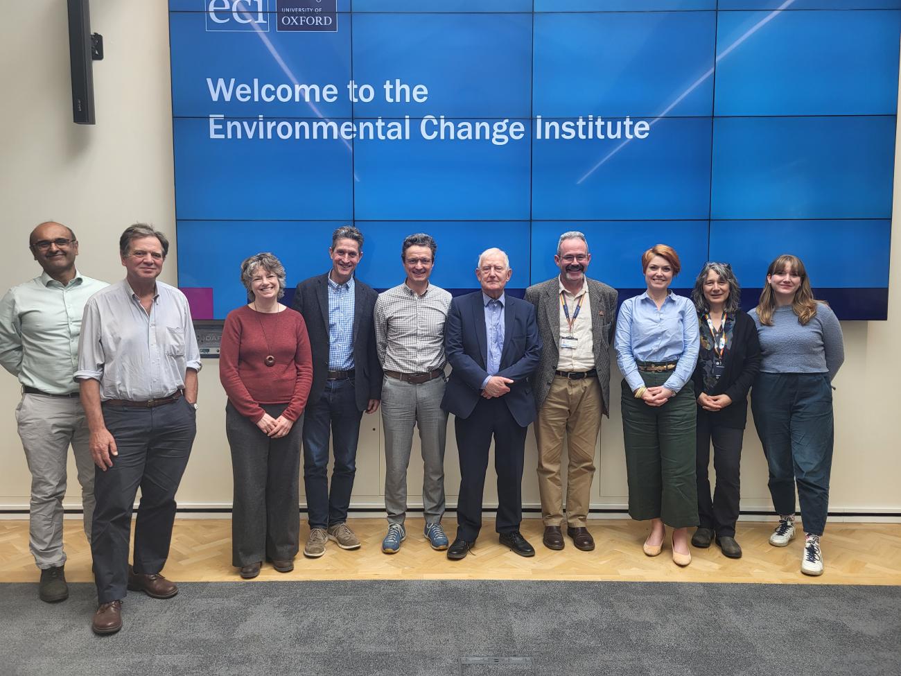 ECI researchers and Barry Sheerman MP standing together