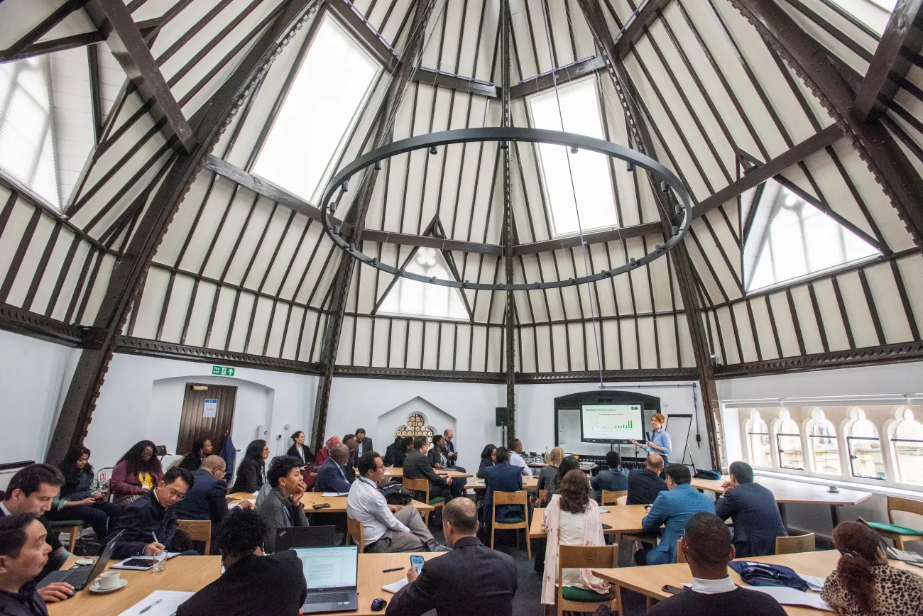 Attendees taking part in a workshop