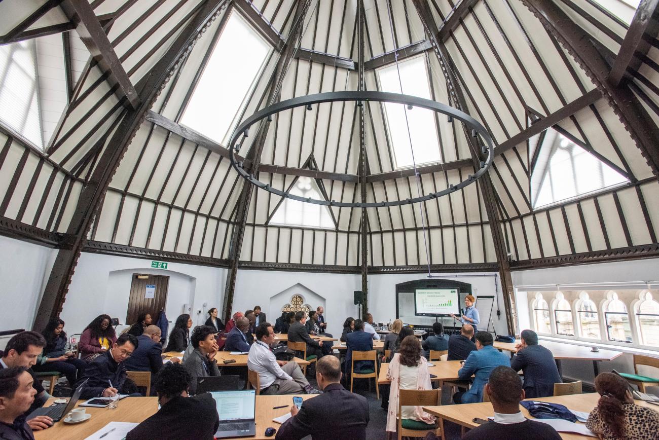 Attendees taking part in a workshop