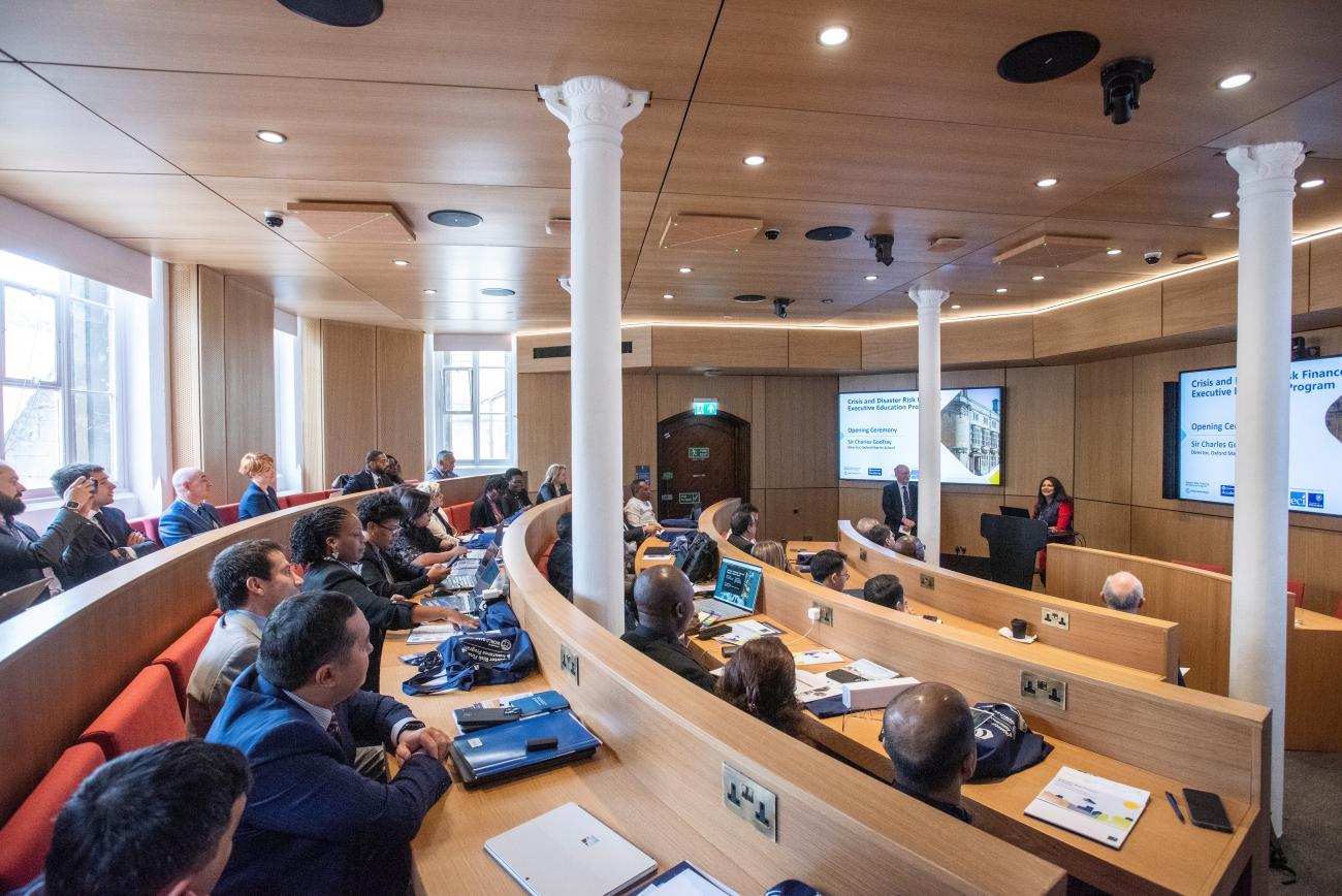 Delegates of the world bank join ECI resilience leaders for presentations