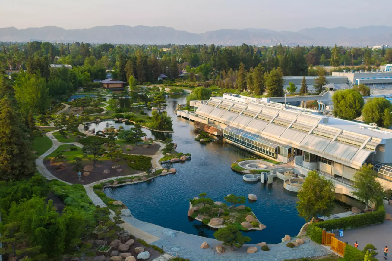 An aerial view of Los Angeles’ Donald C. Tillman Water Reclamation Plant.