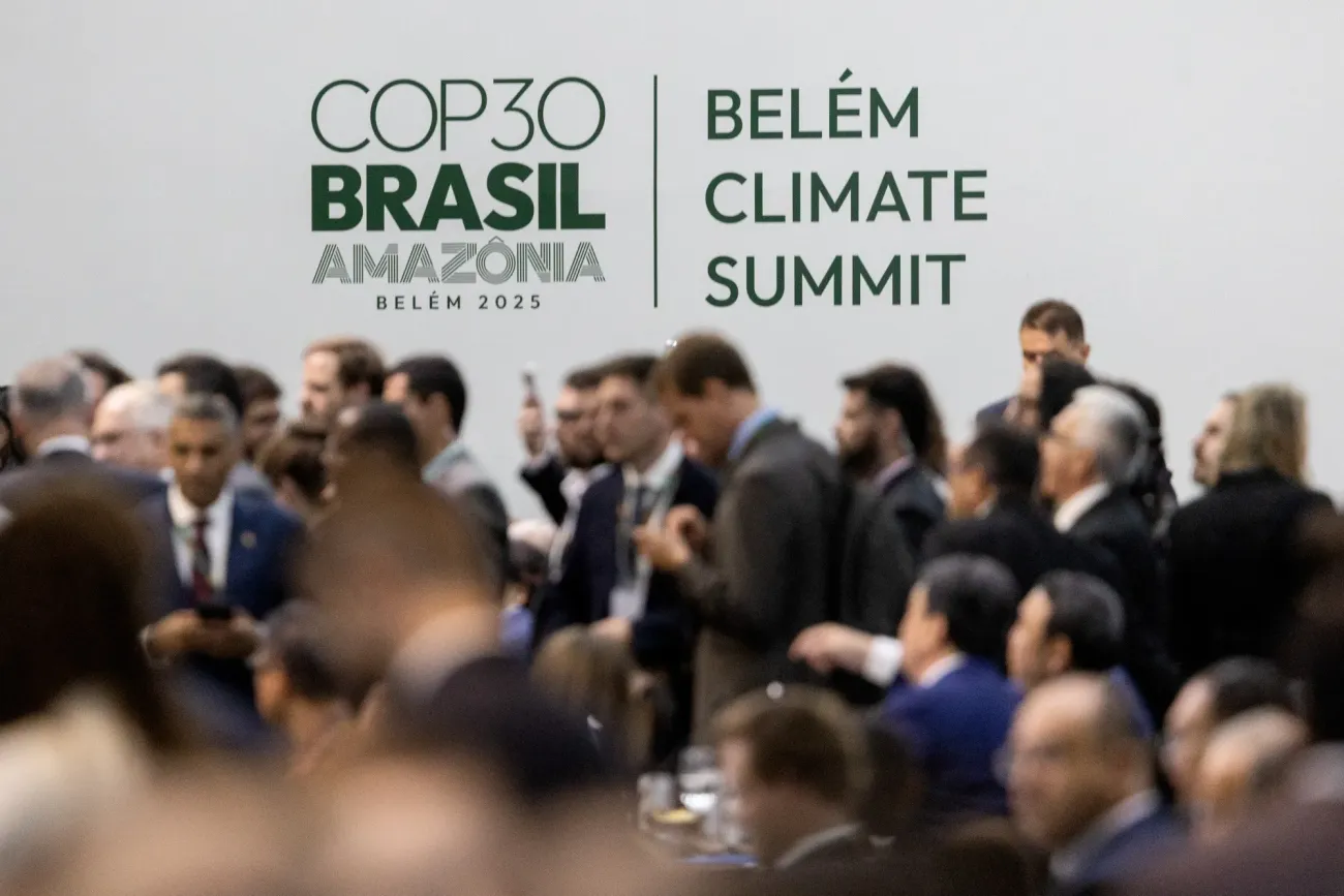 Delegates attending the opening of COP30 in Belem, Brazil