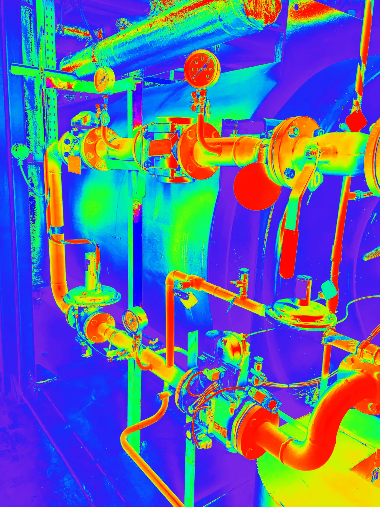 Thermal insulation control - thermal imaging