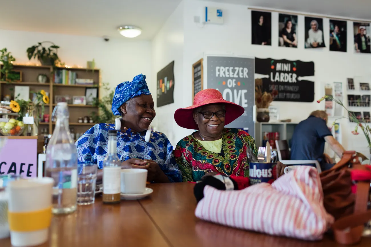 Women meeting together in the community