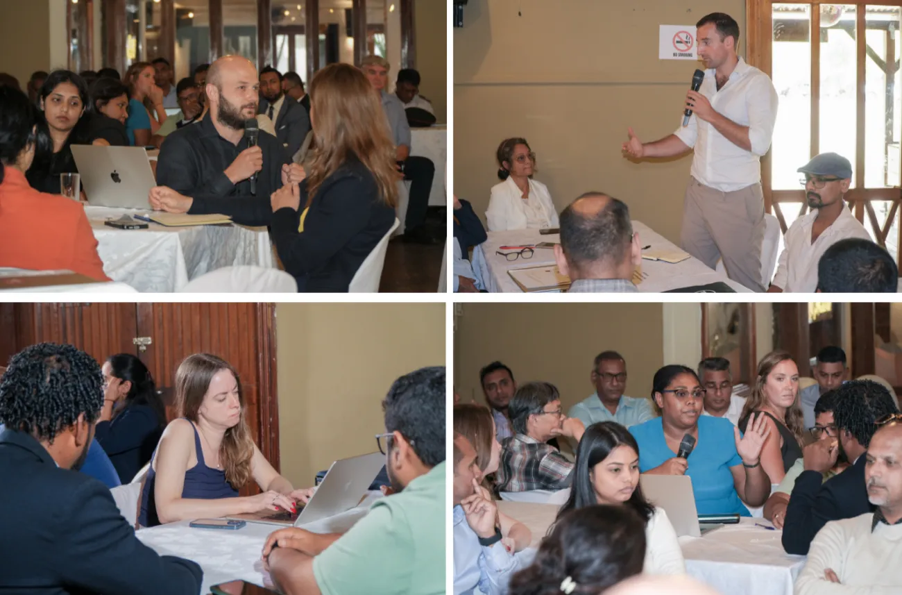 Selection of images from speakers and attendees