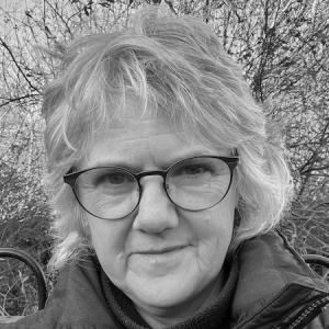 Kim Polgreen in woods