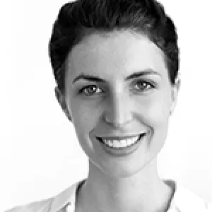 Head and shoulders image of Sarah Gall smiling