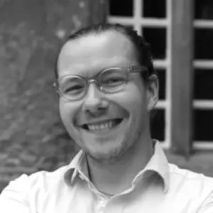Mathias Weidinger smiling at camera